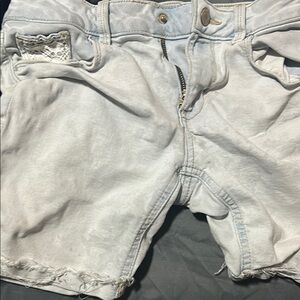 Kids Light Blue Denim Shorts